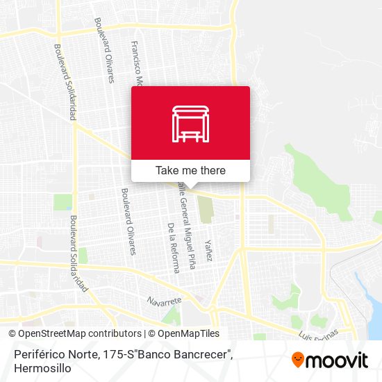 Mapa de Periférico Norte, 175-S"Banco Bancrecer"