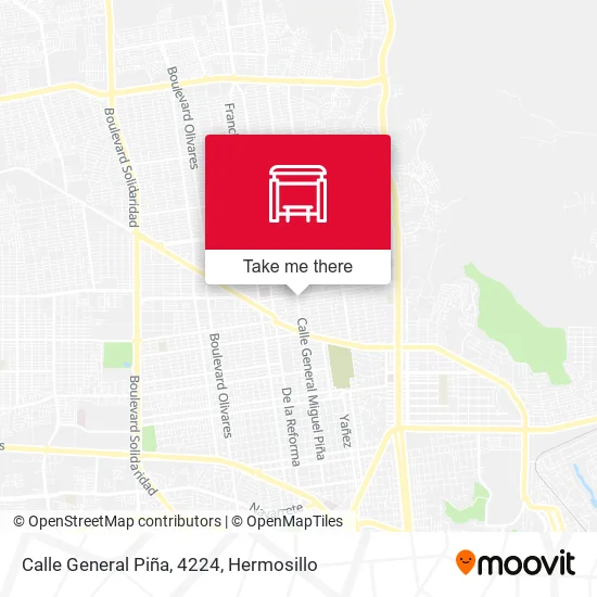Calle General Piña, 4224 map