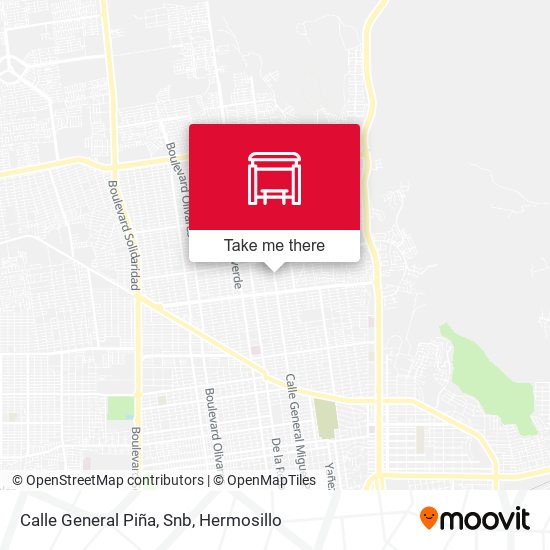 Calle General Piña, Snb map