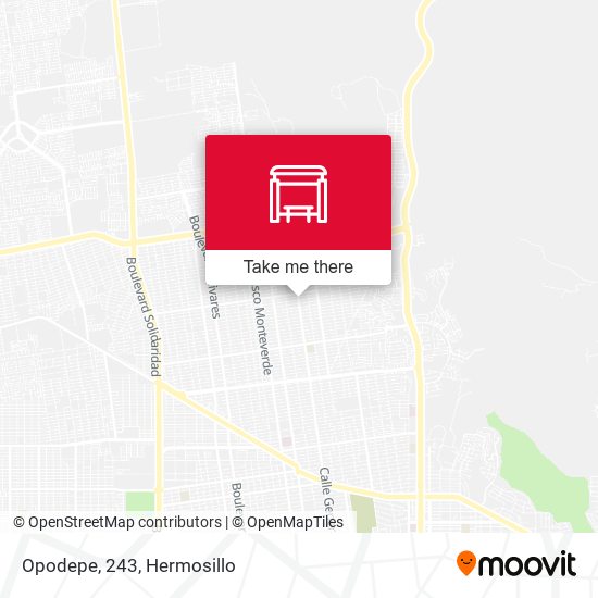 Mapa de Opodepe, 243