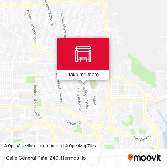 Calle General Piña, 240 map