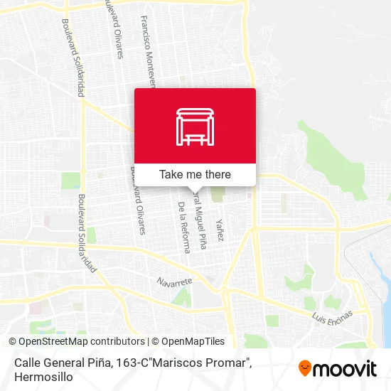 Calle General Piña, 163-C"Mariscos Promar" map