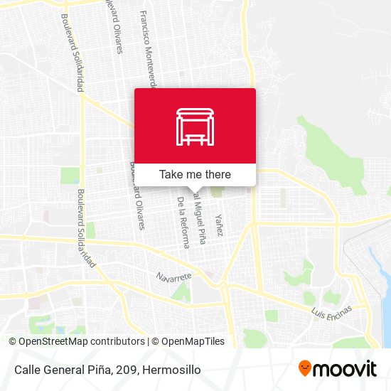Calle General Piña, 209 map