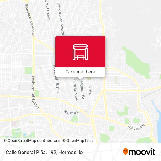 Mapa de Calle General Piña, 192