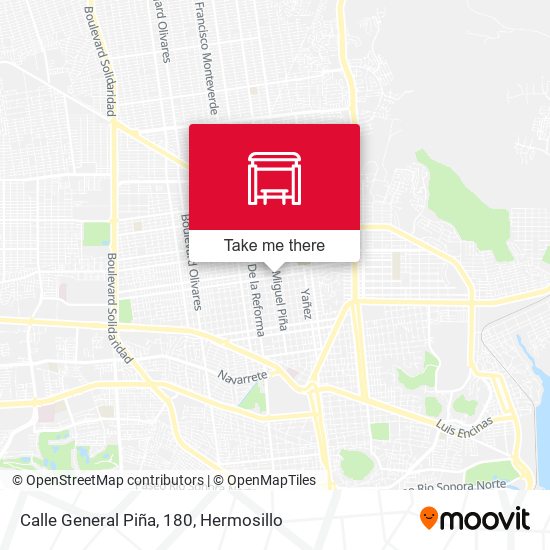 Mapa de Calle General Piña, 180