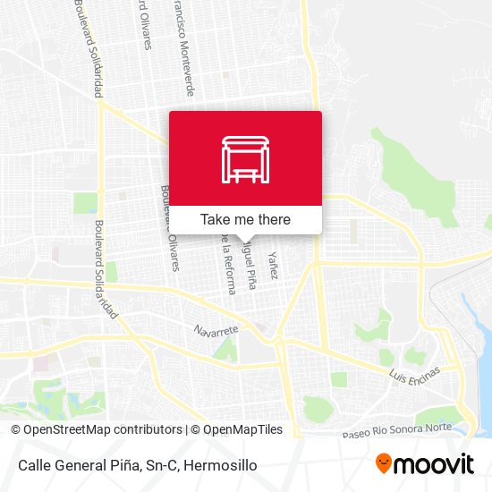 Mapa de Calle General Piña, Sn-C
