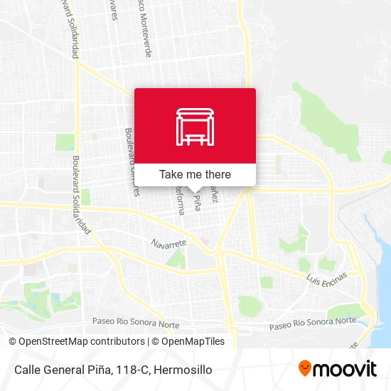 Calle General Piña, 118-C map