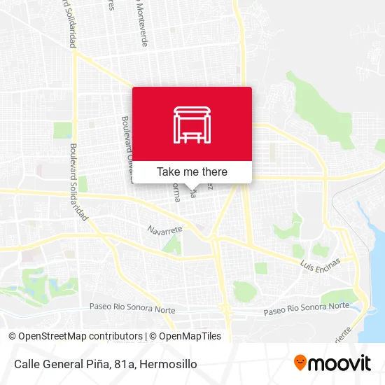 Calle General Piña, 81a map