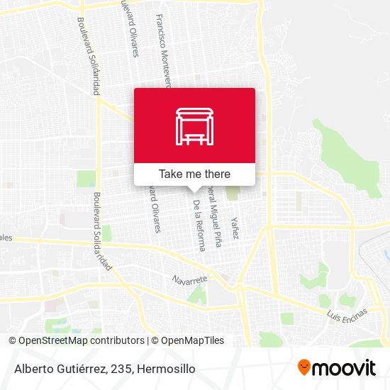 Mapa de Alberto Gutiérrez, 235