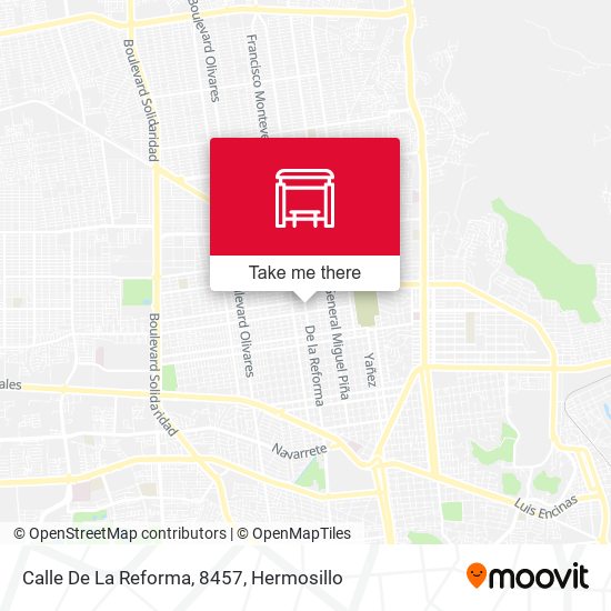 Calle De La Reforma, 8457 map