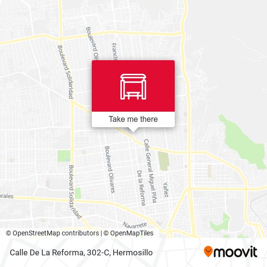 Mapa de Calle De La Reforma, 302-C