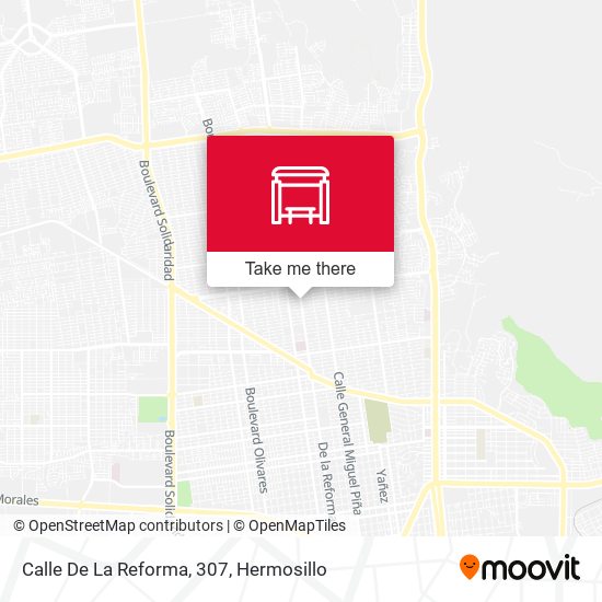 Mapa de Calle De La Reforma, 307