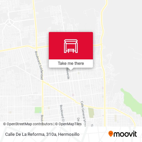 Calle De La Reforma, 310a map
