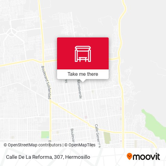 Calle De La Reforma, 307 map