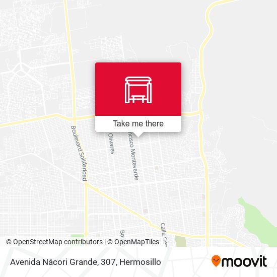 Mapa de Avenida Nácori Grande, 307
