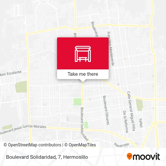 Boulevard Solidaridad, 7 map