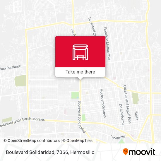 Boulevard Solidaridad, 7066 map