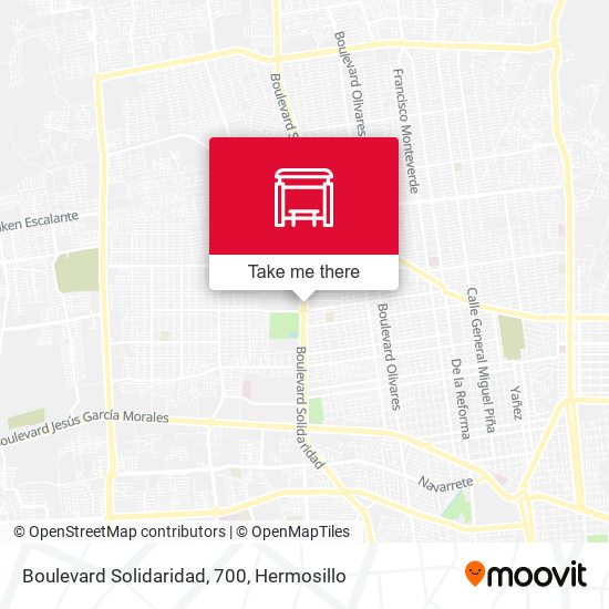 Boulevard Solidaridad, 700 map