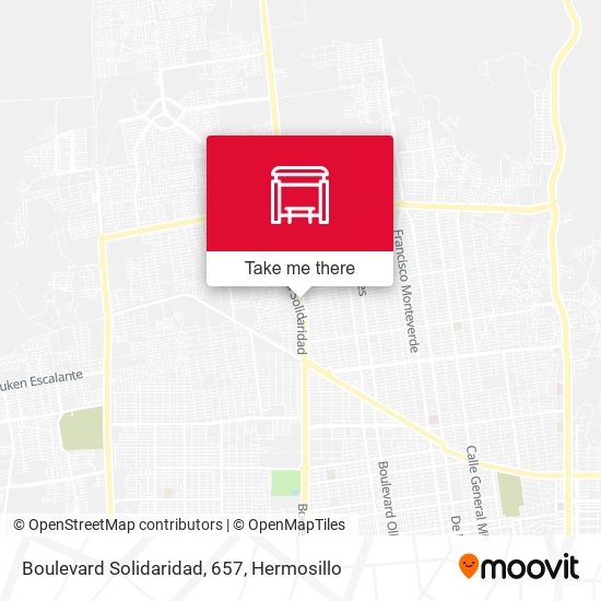 Boulevard Solidaridad, 657 map