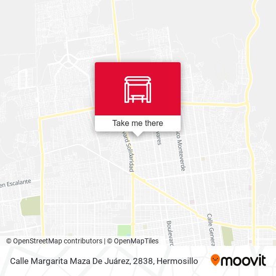 Calle Margarita Maza De Juárez, 2838 map