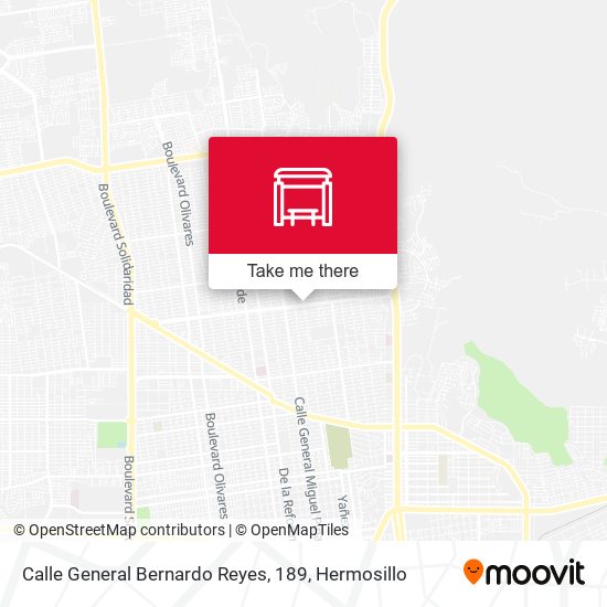 Calle General Bernardo Reyes, 189 map