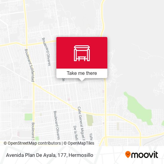 Avenida Plan De Ayala, 177 map