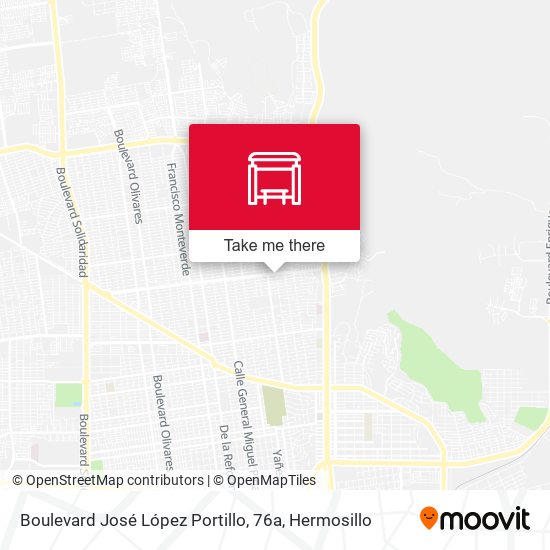 Boulevard José López Portillo, 76a map