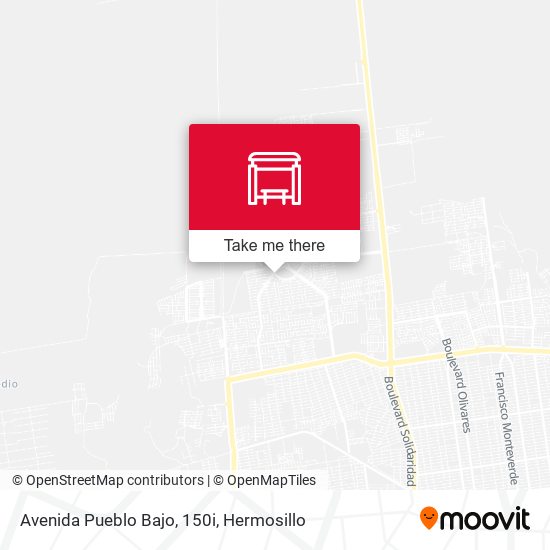 Avenida Pueblo Bajo, 150i map