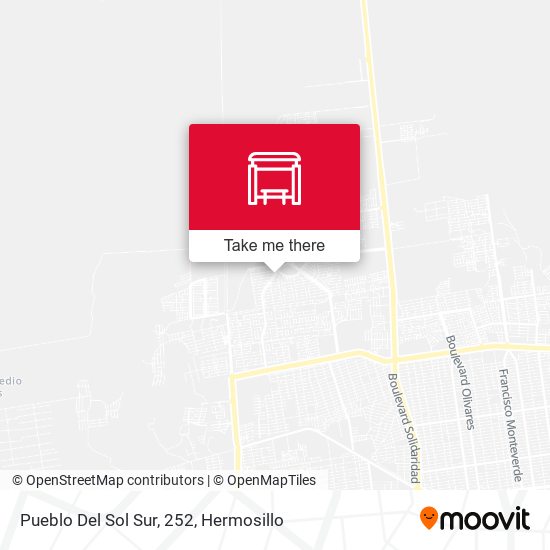 Pueblo Del Sol Sur, 252 map