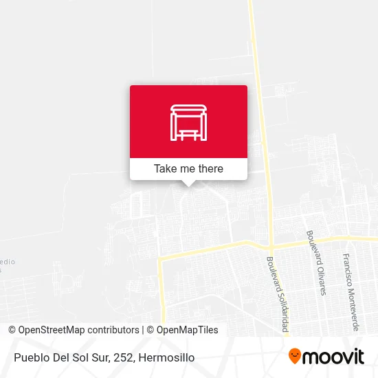 Pueblo Del Sol Sur, 252 map
