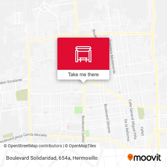 Boulevard Solidaridad, 654a map