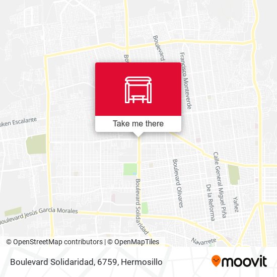 Boulevard Solidaridad, 6759 map