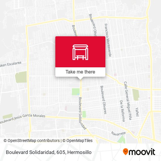 Mapa de Boulevard Solidaridad, 605