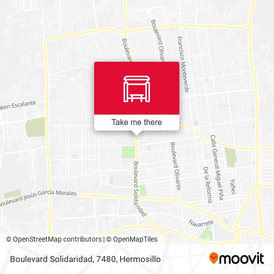 Boulevard Solidaridad, 7480 map