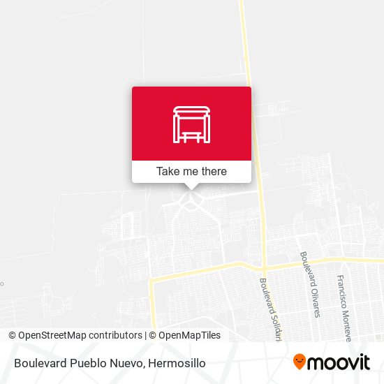 Mapa de Boulevard Pueblo Nuevo