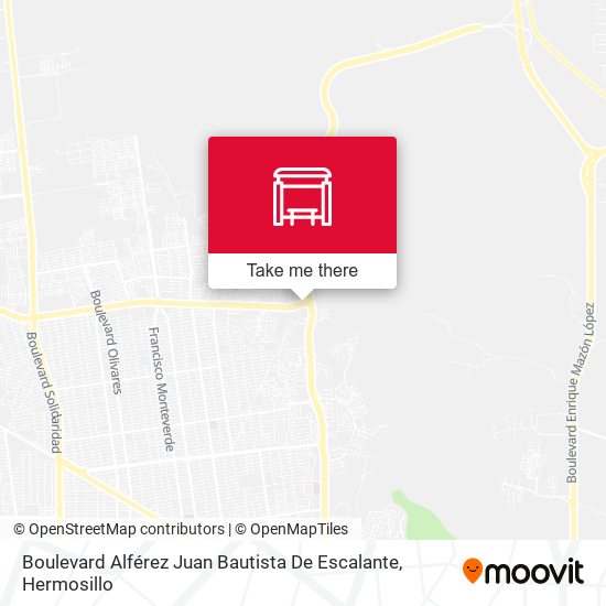 Boulevard Alférez Juan Bautista De Escalante map