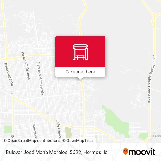 Bulevar José María Morelos, 5622 map