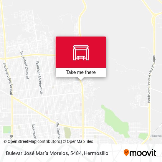 Mapa de Bulevar José María Morelos, 5484