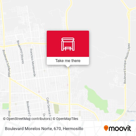 Boulevard Morelos Norte, 670 map