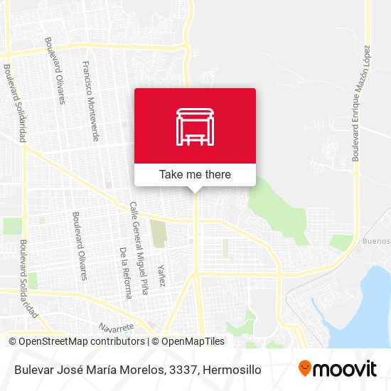 Bulevar José María Morelos, 3337 map
