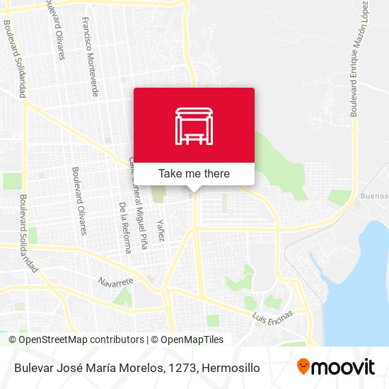 Bulevar José María Morelos, 1273 map