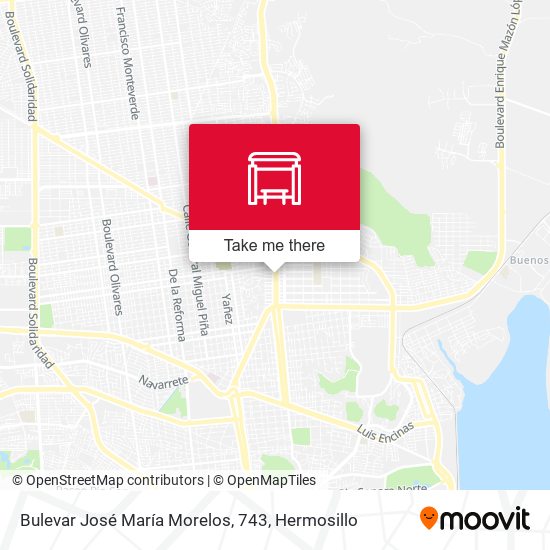 Bulevar José María Morelos, 743 map