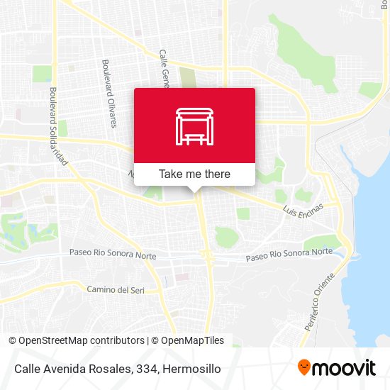 Calle Avenida Rosales, 334 map