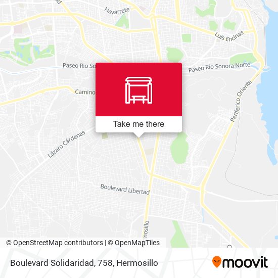 Boulevard Solidaridad, 758 map