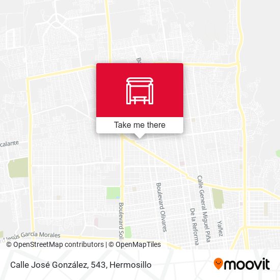 Calle José González, 543 map