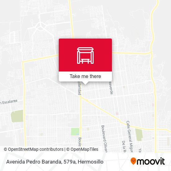 Avenida Pedro Baranda, 579a map