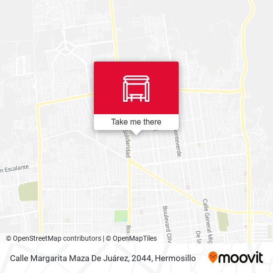 Calle Margarita Maza De Juárez, 2044 map