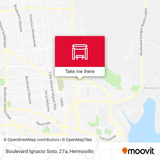 Boulevard Ignacio Soto, 27a map