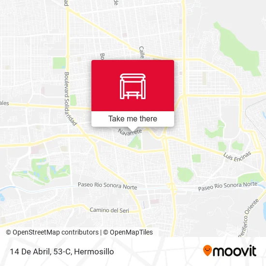 14 De Abril, 53-C map