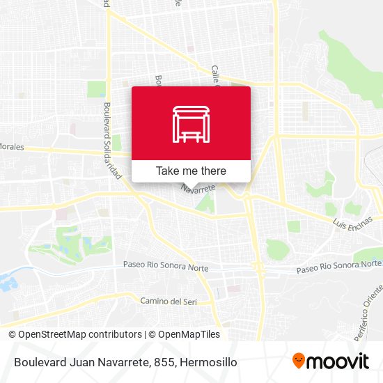 Mapa de Boulevard Juan Navarrete, 855